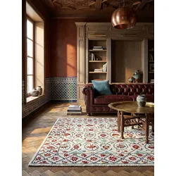 Wollteppich Orient Rot-Blau 120 x 170 cm - SOAR   Kadima Design