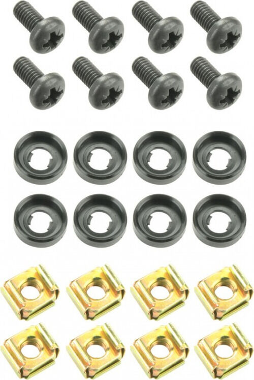 Adam Hall 19" Parts Adam Hall Hardware 5927 M8 Ah 8er Set Schrauben M6 X 12 Mm