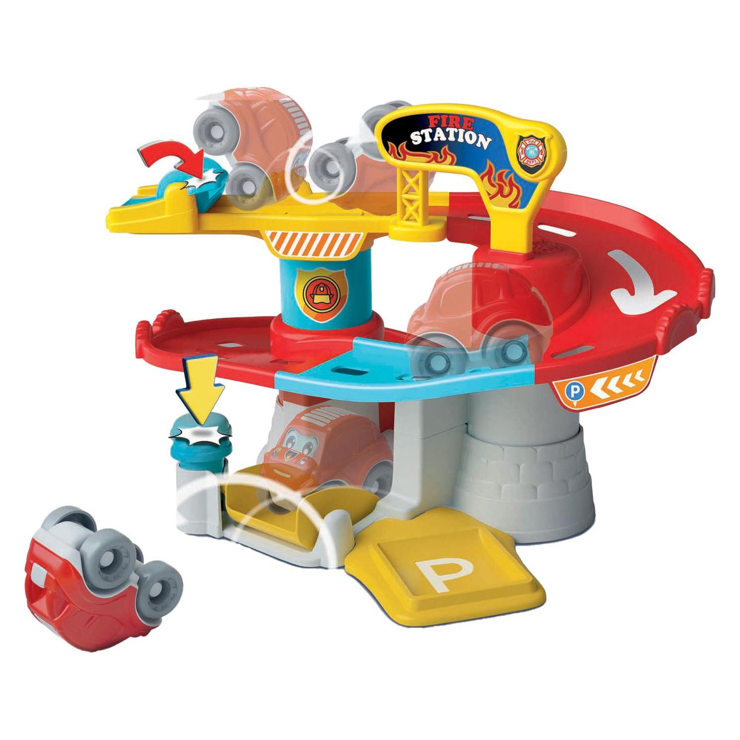 Clementoni Tumbling Cars Fire Station (17559)