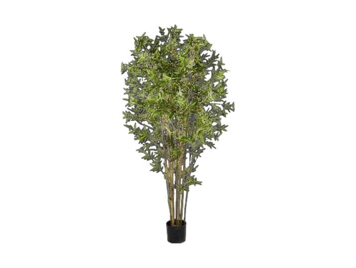 Lebensechte Kunstpflanze „Bamboo Japanese Oriental“, verschiedene Grössen Grün Baq Design