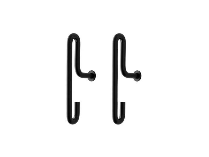 MOEBE - Wall Hook small, schwarz (2er-Set)