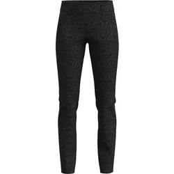 Alberto Hose Lucy Leo-Muster, schwarz/grau