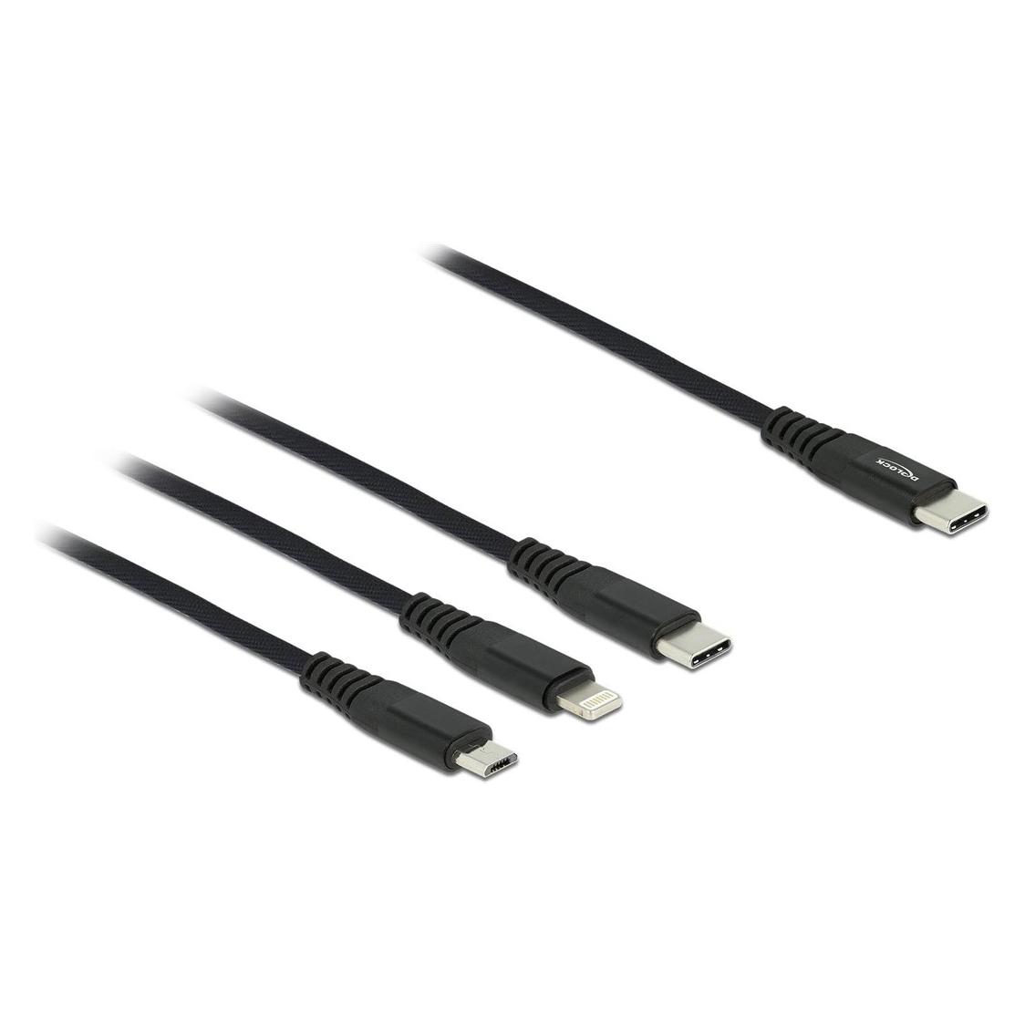 Delock 3in1 USB Kabel (1 m, USB 2.0) (87149)