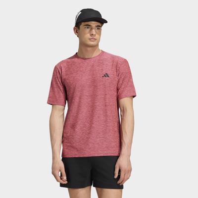 T-Shirt ADIDAS PERFORMANCE "WE FLEX T", Herren, Gr. 3XL, rosa (solar turbo meliert), Obermaterial: 92% Polyester, 8% Elasthan, Shirts T-Shirt