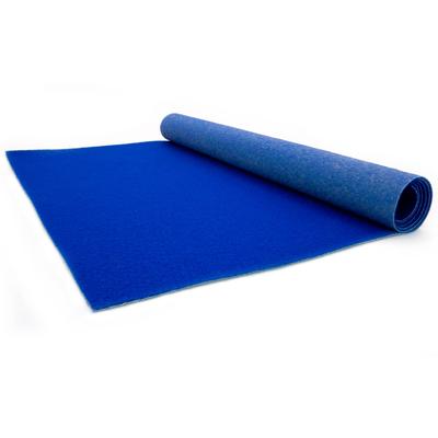 Läufer "PODIUM", blau, B:100cm H:2,6mm L:3.000cm, Polypropylen (PP), PRIMAFLOR-IDEEN IN TEXTIL, Teppiche, Läufer, Breite 100 cm, robuster Nadelfilz, Uni-Farben