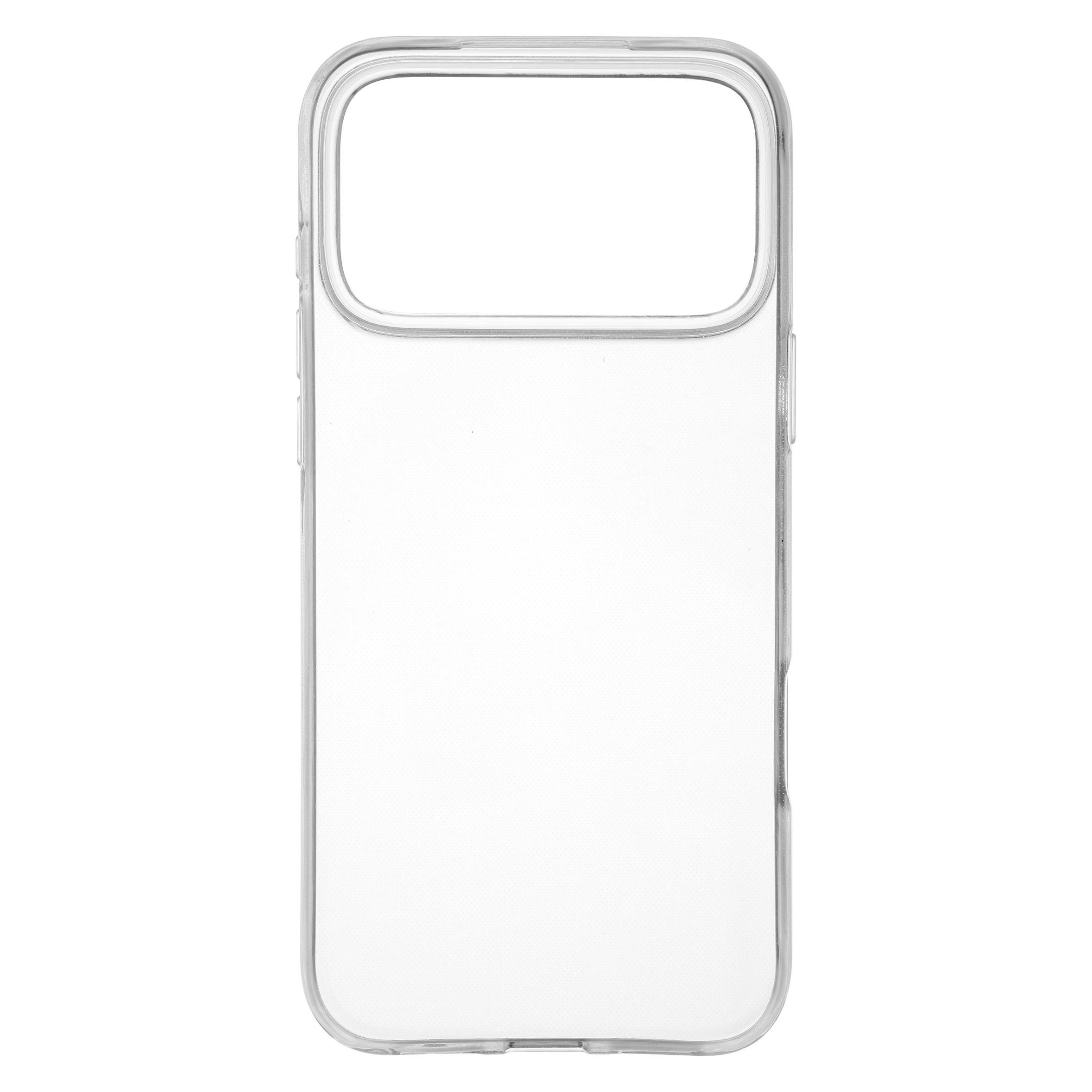 FoneKit iPhone 17 Pro Max Silicone Case, Transparent (Apple iPhone 17 Pro Max) (6438148063276)