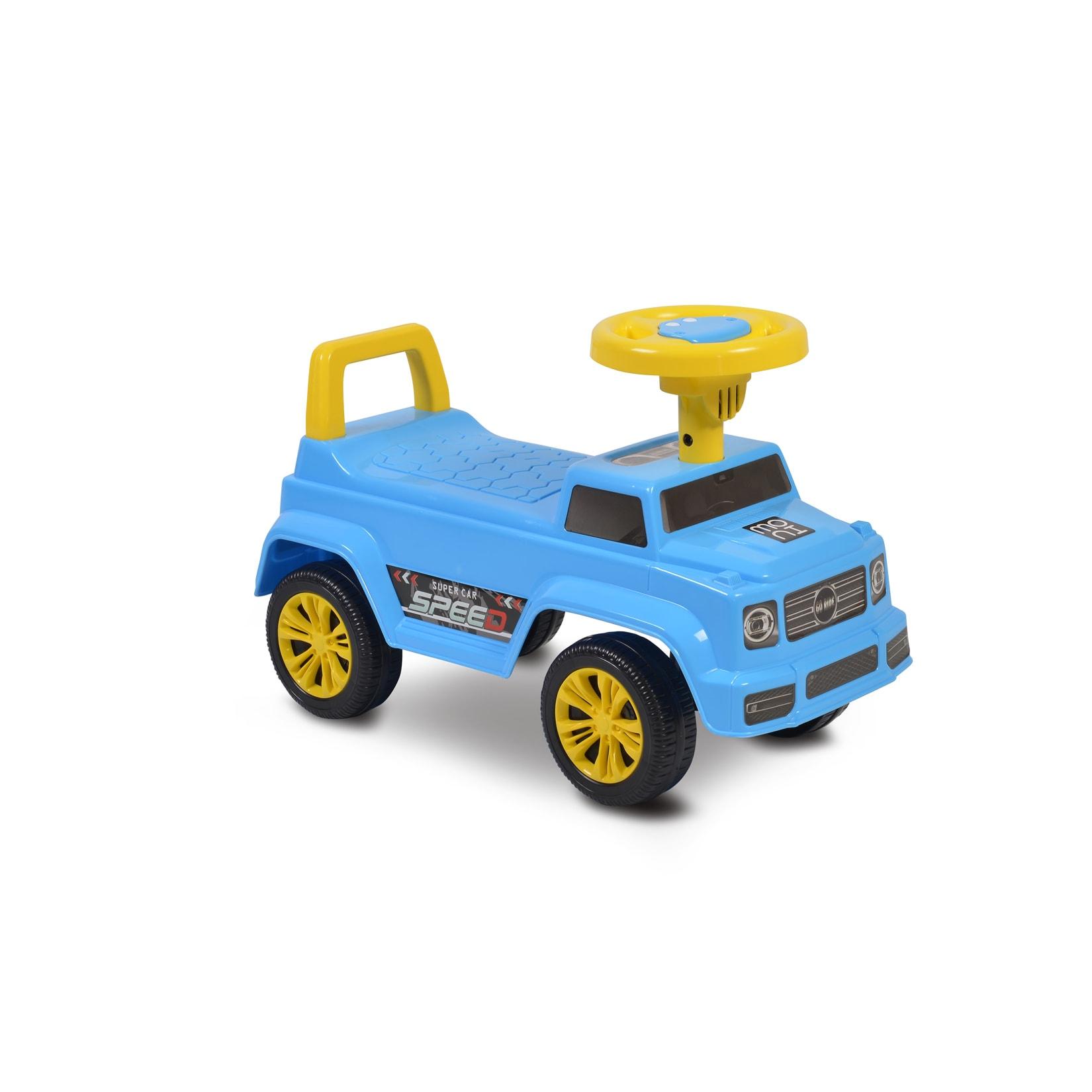 Moni Rutschauto Kinderauto Speed JY-Z12 Musikfunktion, ab 18 Monaten, max. 25 kg blau