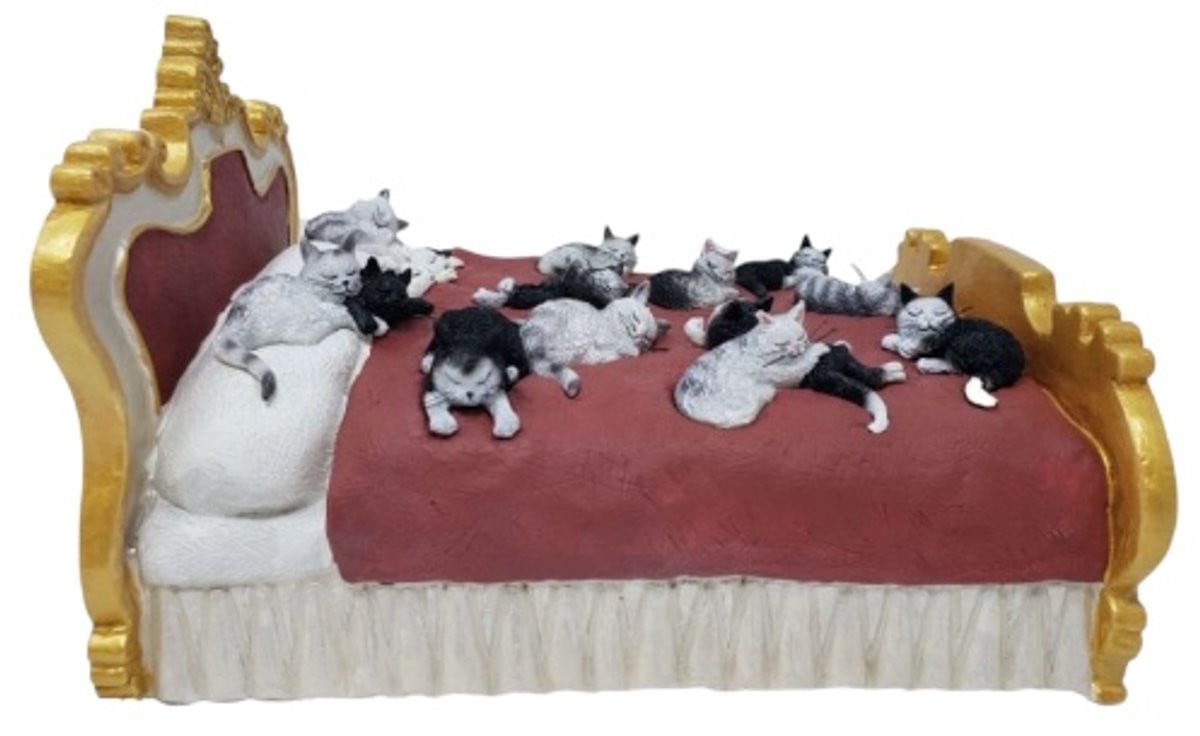 Parastone verzamelbeeldje Katten in bed DUB 78