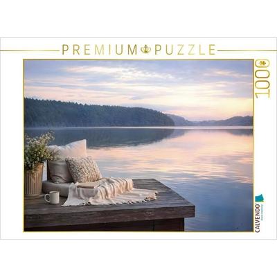 CALVENDO Puzzle Ein Platz am Wasser | 1000 Teile Lege-Größe 64x48cm Foto-Puzzle für glückliche Stunden