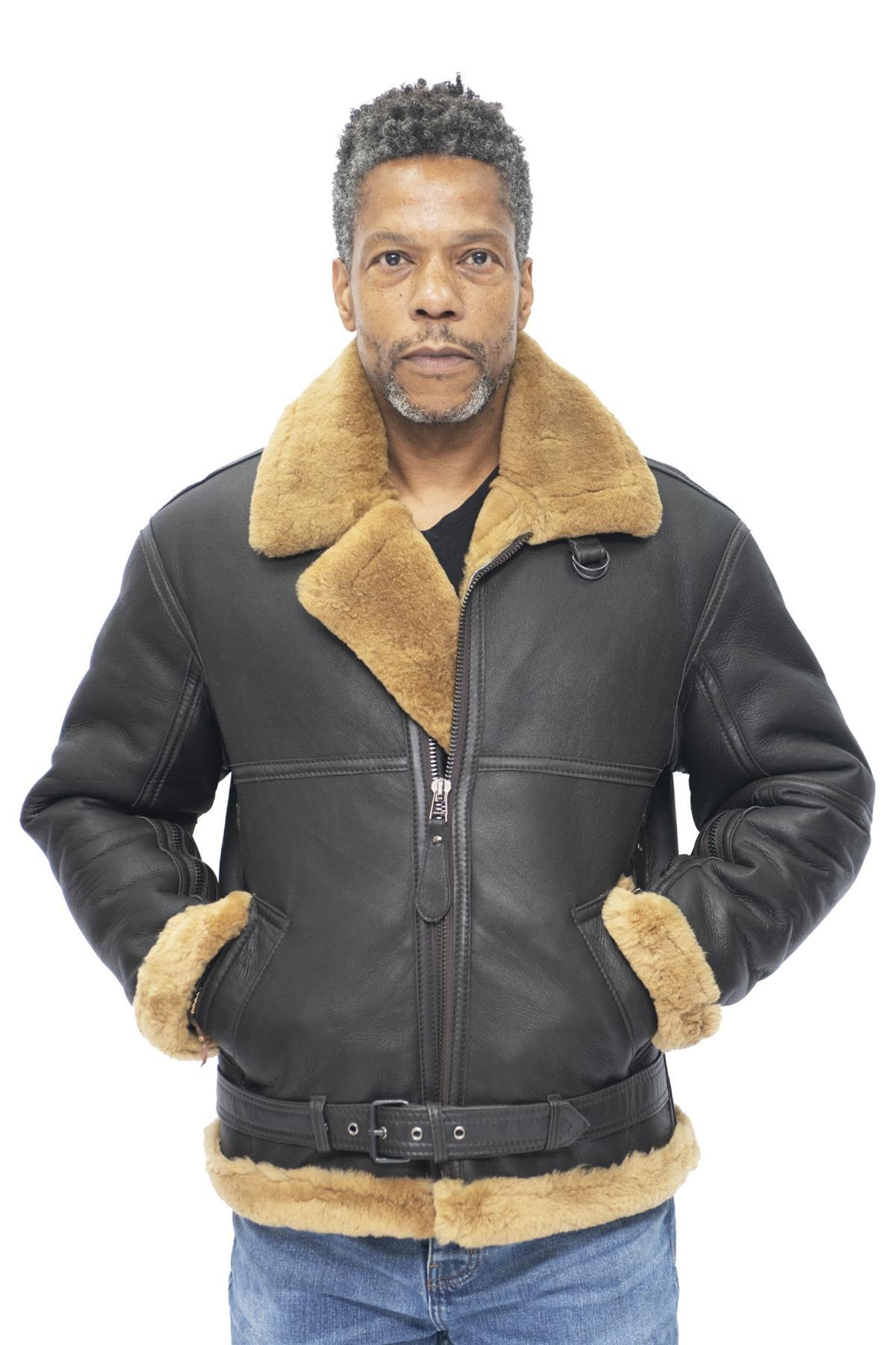 Herren RAF-Fliegerjacke aus Schafsleder – Colchester
