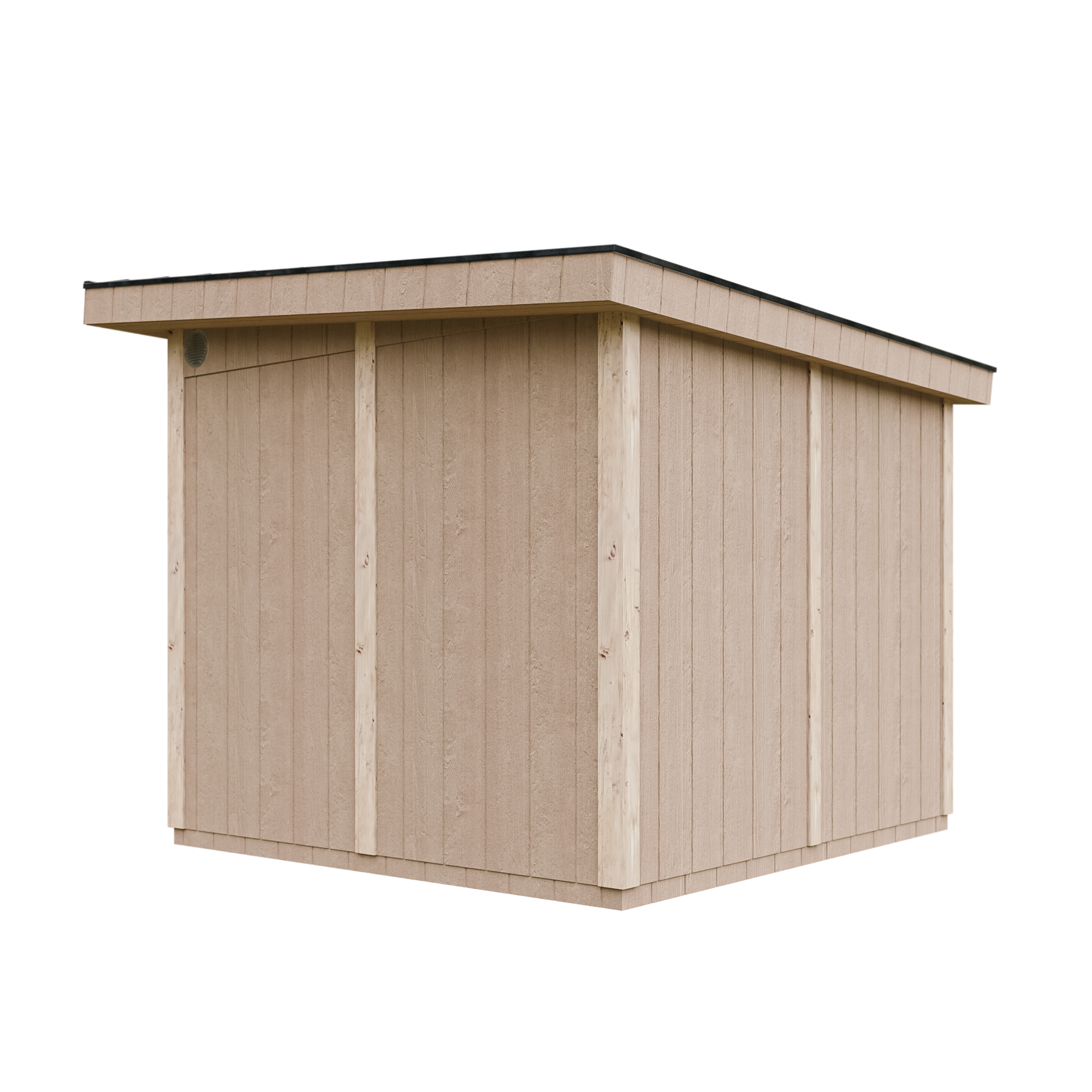 Gartenhaus + Boden + Bitumenfliesen - Geräteschuppen B279xL293xH239 cm - TIMBELA M903