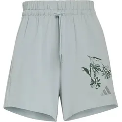 ADIDAS Damen Shorts ESSENTIALS 3-STREIFEN, Größe XL in Silber Silber