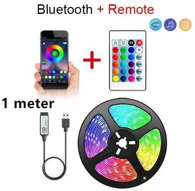 Uplifted Finds Bluetooth Smart LED Strip Lights With APP Remote Control 1 M