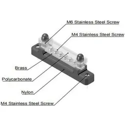 Swaytronic, Zubehör Stromerzeuger, Bus Bar - 130A (Solaranlage Montagematerial)