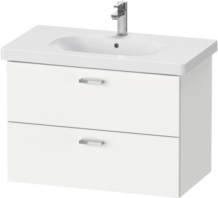Duravit XBase Waschtisch-Unterschrank XB619001818 80x56x45,8cm, weiß matt, 2 Schubkästen
