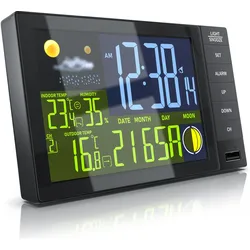 Bearware Wetterstation, Wetterstation, Schwarz