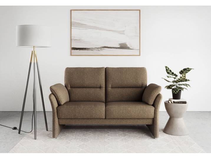 2-Sitzer, Grau, 159x88x95 cm, Polyester, Mit Federkern, Modern, Domo-collection