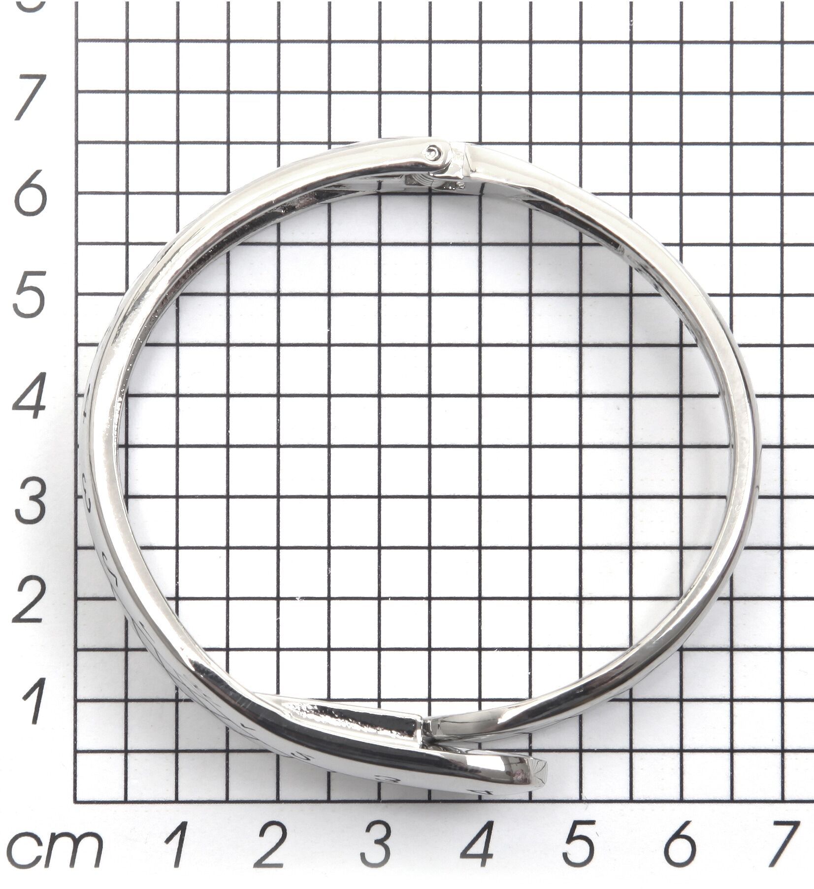 Armreif FIRETTI "Armschmuck Klapparmreif", grau (metallfarben), Armbänder, Mädchen, Metall, Armreif metallfarben Metall