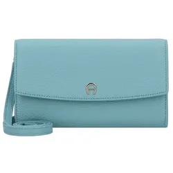 AIGNER Fashion Clutch Geldbörse Leder 12.5 cm  blau
