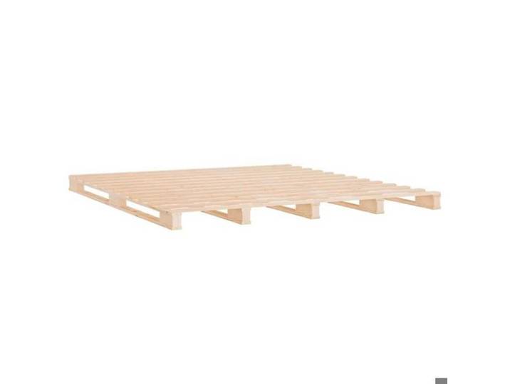 Structure de lit - HAOSHOP - Lit de palette 140x190 cm bois de pin massif&01_116736