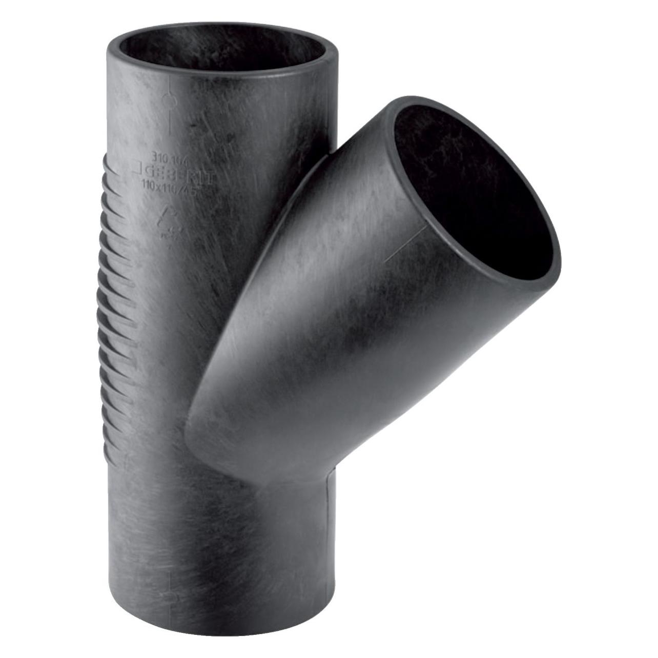 Geberit Silent-db20 gren 45° 75-56mm - 307.054.14.1 (307.054.14.1)