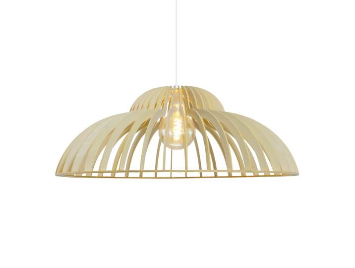Suspension en lamelles de bois