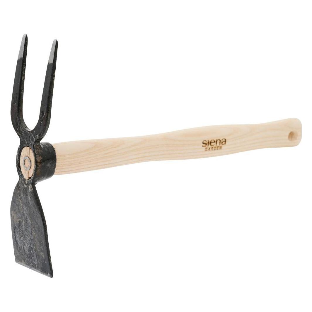 Siena Garden Hacke geschmiedet 2 Z. Handgriff Esche FSC 100% (V17591)