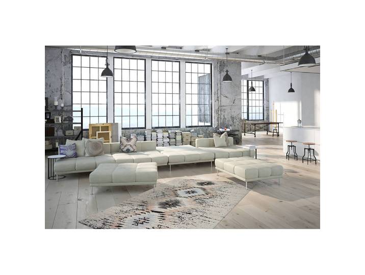 Wollteppich Solitaire 210 Grau 200 x 290cm Baumwollstoff