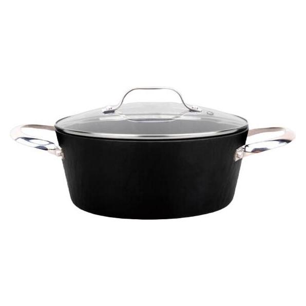 Maestro Garnek z pokrywką 24cm Rock Stone MR-4424 (Kochtopf, Aluminium) (MR-4424)