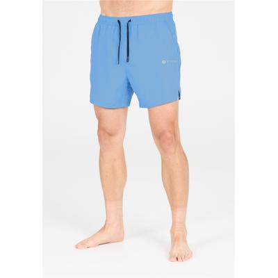 Badeshorts VIRTUS "Smither", Herren, Gr. L, US-Größen, blau (ice), Polyester, unifarben, Badehosen Badeshorts, mit 4-Wege-Stretch