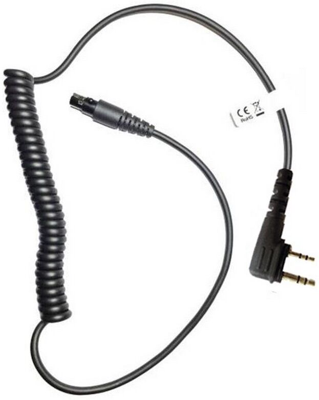 3M Peltor - Câble FL6U-ASD46T Câble FLX2 Peltor avec cordon torsadé pour talkie walkie ICOM A Séries