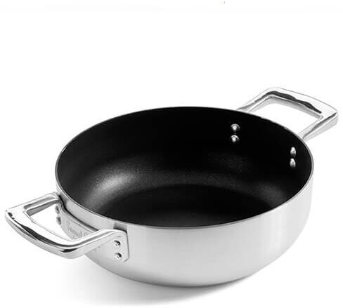 Samuel Groves Urban 26cm Stainless Steel Non-Stick Triply Chefs Pan with Domed Lid