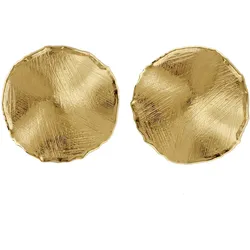 Victoria Cruz A4806-DT Damen-Ohrringe New York Goldfarben Kreis