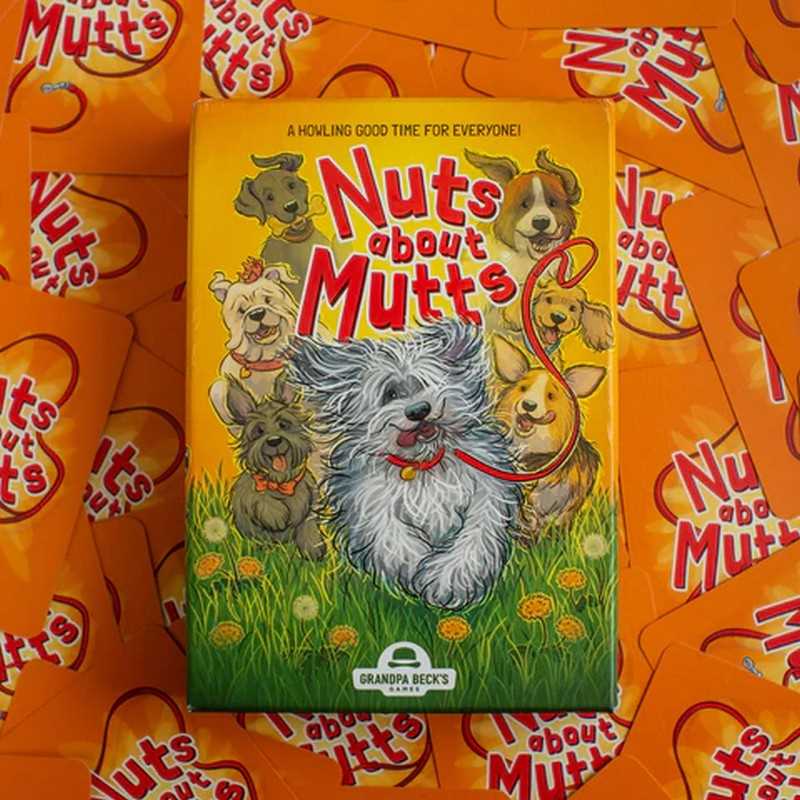 Nuts About Mutts Card Game by Grandpa Beck's Games, Ages 8+, 2-4 Players, Family-Friendly Dog-Matching Game