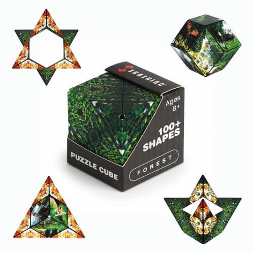 Shashibo Wild Series Vormveranderende Kubus met 36 Magneten - Forest