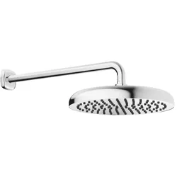 Dornbracht COYA Regenbrause mit Wandanbindung - Chrom, D. 300 mm, Ausladung 450 mm