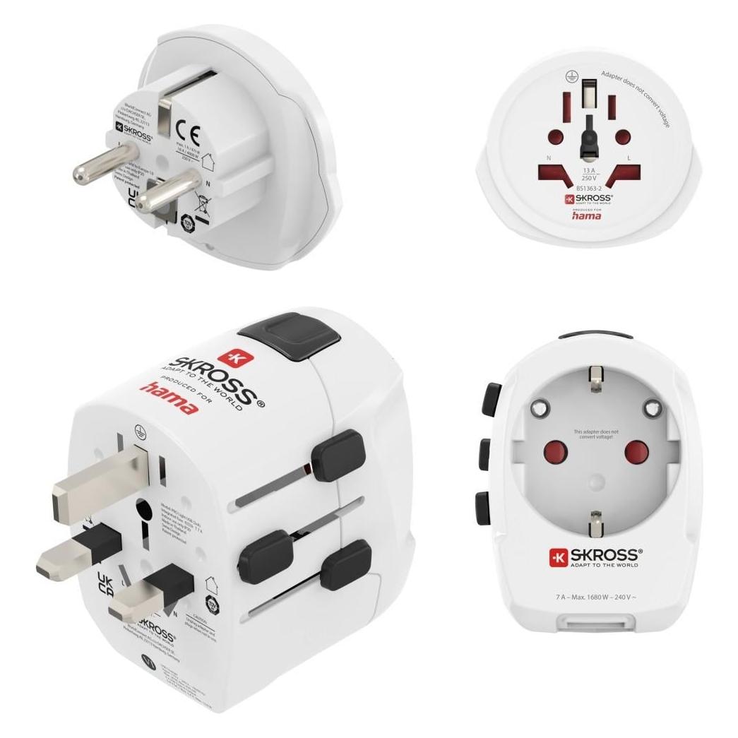 Hama Weltreiseadapter Set World Travel Pro Light U (00223464)