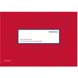 Tschechische Grammatiktabellen, Sprachbücher von Irena Hirschmann
