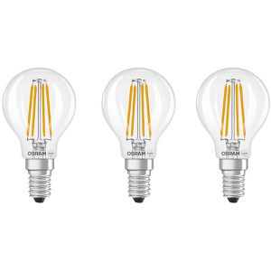 OSRAM LED-Lampe Base, E14, 5,9 W ersetzt 60 W, warmweiß, 3 Stück