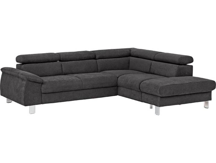 COTTA Ecksofa Komaris L-Form, B: 249 cm, mit Kopfteilverstellung, optional Schlaffunktion, Bettkasten & Licht