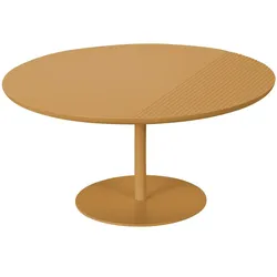 SCHÖNER WOHNEN Kollektion Beistelltisch  Henri ¦ gelb ¦ Maße (cm): H: 45  Ø: 90.0