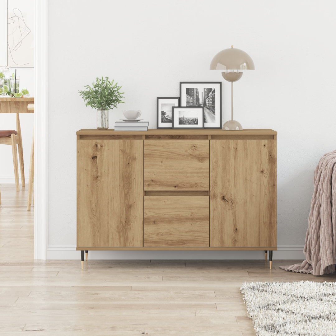 17 Stories 101.5cm Sideboard Artisan Oak 70cm H X 101.5cm W X 35cm D