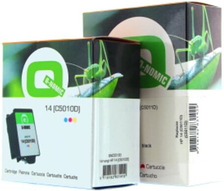 Q-Nomic Multipack: 14 tri-color + 14 negro