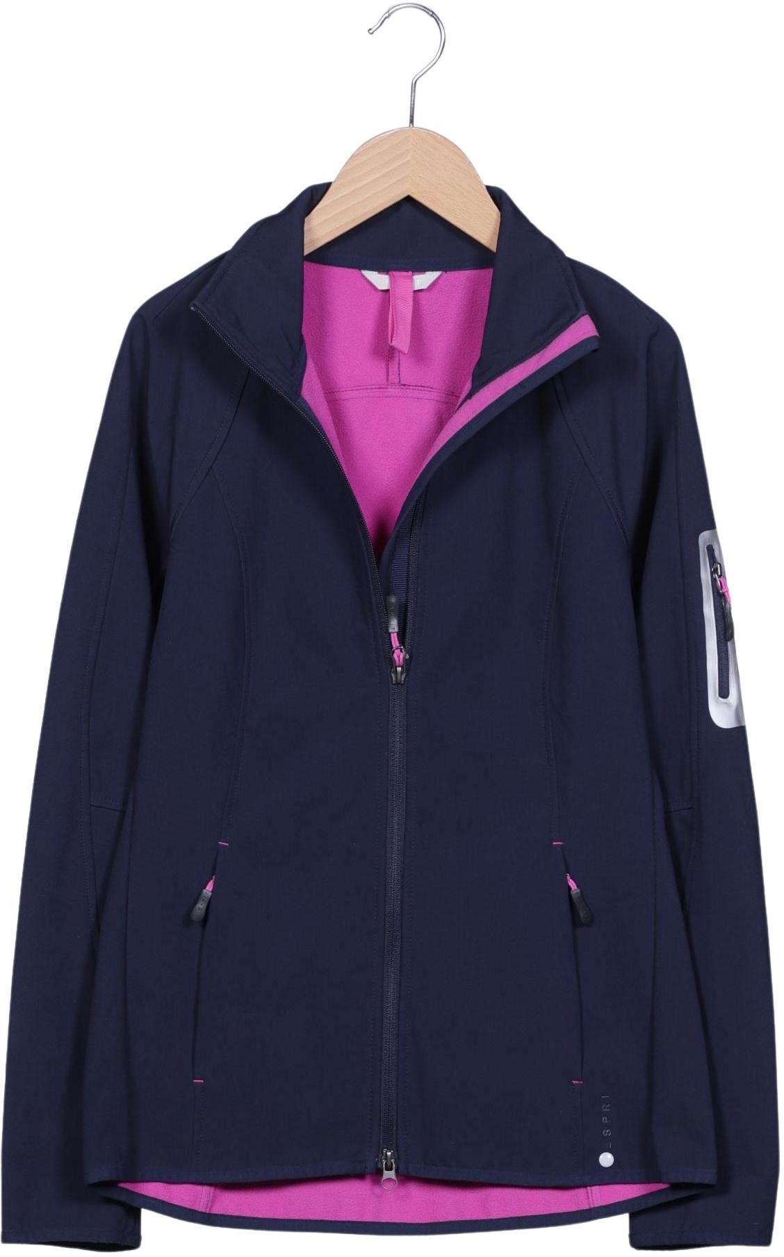 Esprit Damen Jacke, Marineblau, Gr. XS, Synthetik / Tex / Membran - Second Hand