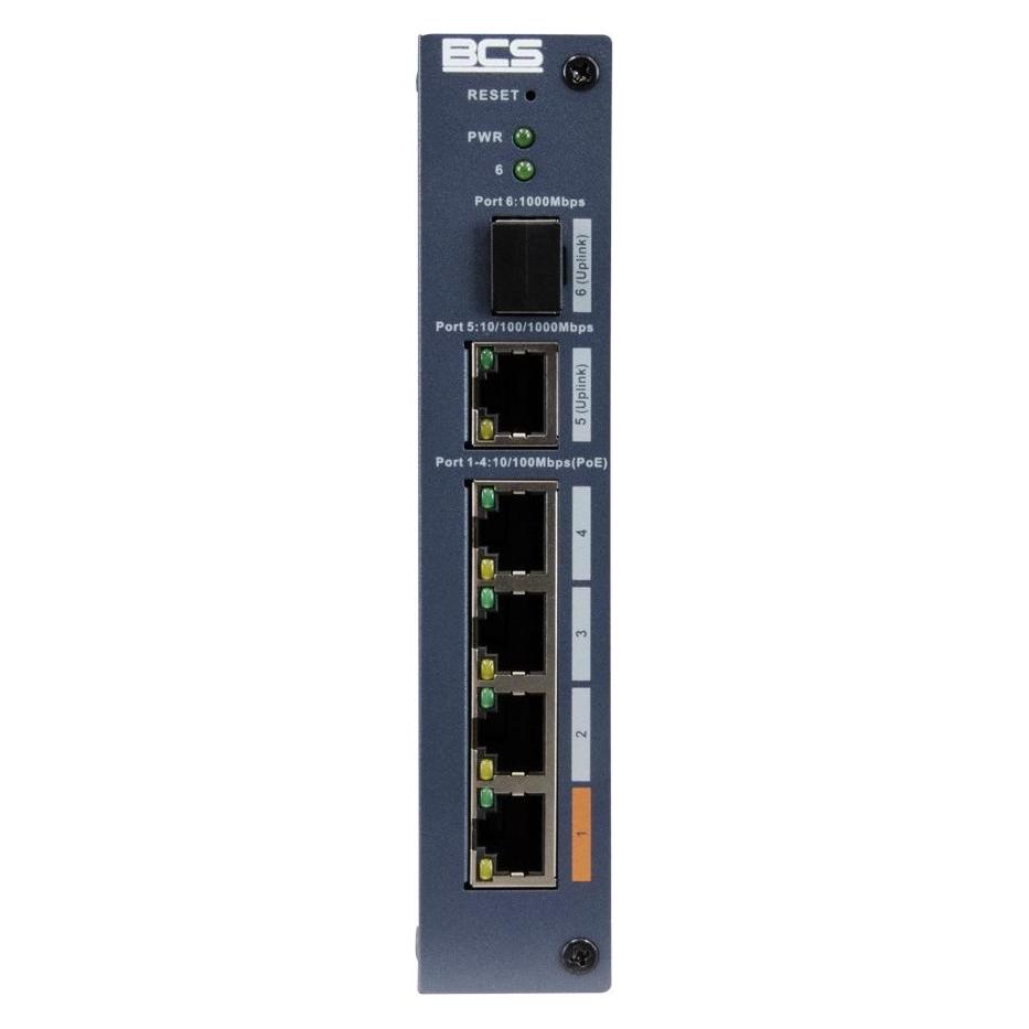 BCS BCS-L-SP0401G-1SFP-M (4 Ports) (BCS-L-SP0401G-1SFP-M)