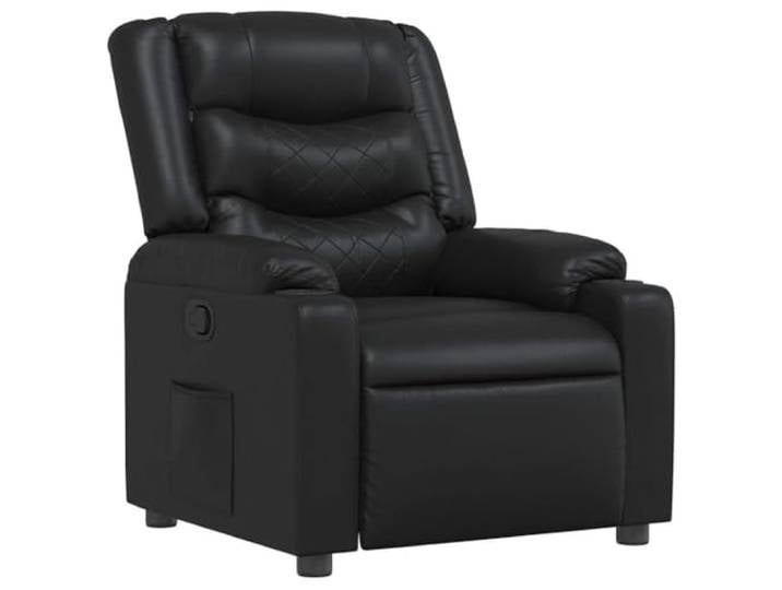 vidaXL Relaxsessel Schwarz Kunstleder