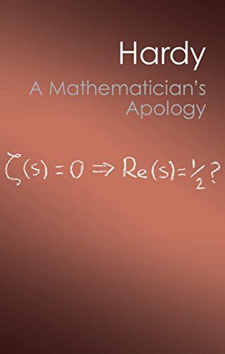 Hardy, G. H - A Mathematician's Apology (Canto Classics) - Preis vom 10.10.2026 11:48:34 h