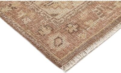 Terra by Obeetee Palace Triple Diamond Bisque Rug