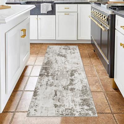 Garvee Modern Mottled Ink Abstract Area Rug