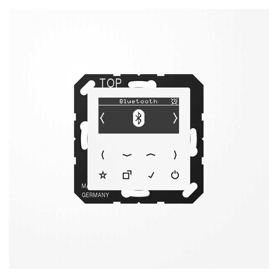 JUNG Smart Radio DABABTWW DAB+ m. Bluetooth (DAB+, FM, Bluetooth) (DABABTWW)